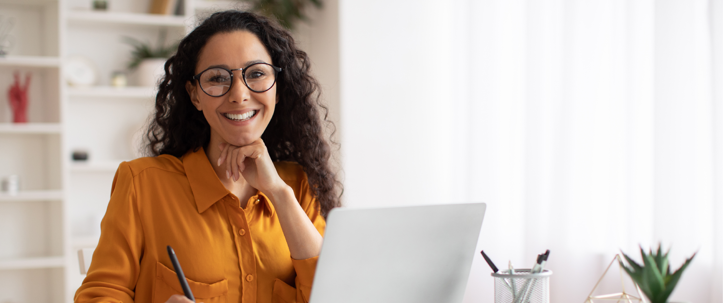 Mujer sonriendo