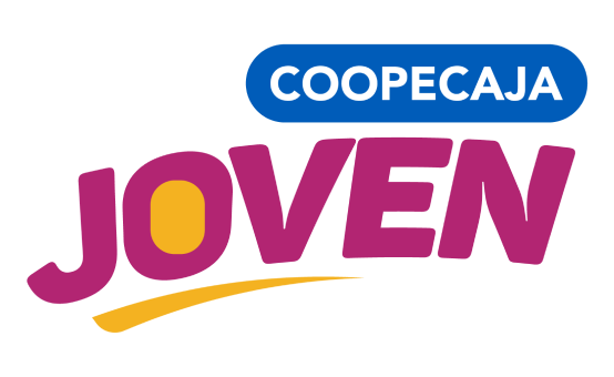 Un logo que tiene las palabras Coopecaja Joven