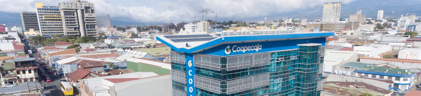 Imagen de edificio de la CCSS y Coopecaja